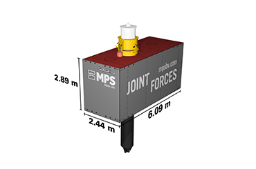 MPS container pontoon 296SP